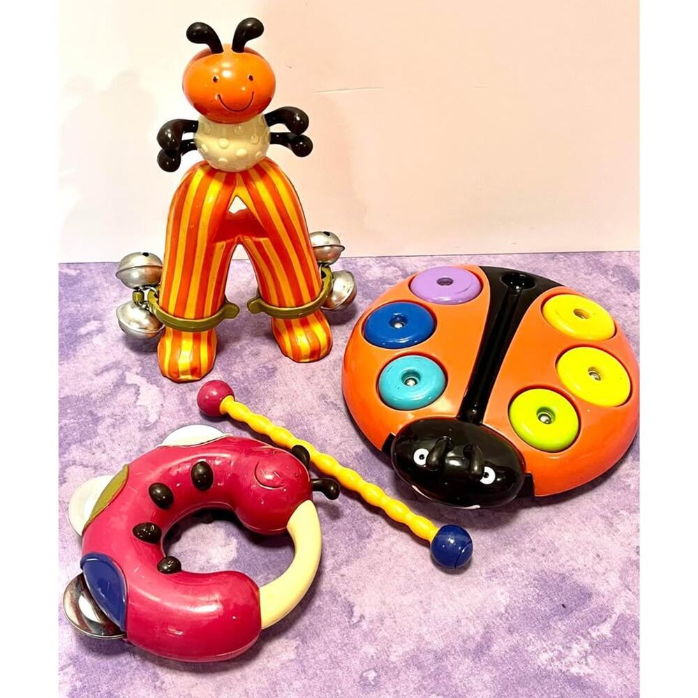 Battat Toy Bug Band Playset Music Instruments